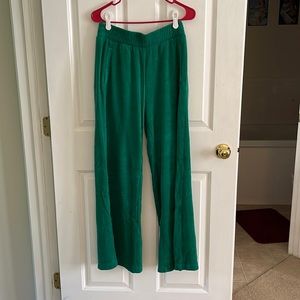 Aerie Wide Leg Terry Sweatpants